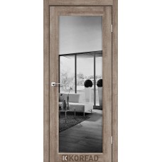 Двери межкомнатные KORFAD Sanvito SV-01 Дуб марсала зеркало триплекс