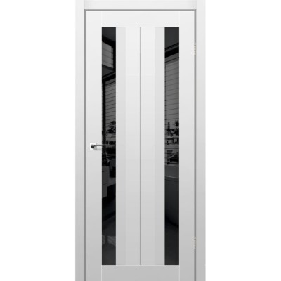 Межкомнатные двери KORFAD (Корфад) Aliano AL-01 Super PET Серый зеркало графит