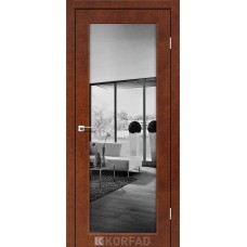 Двери межкомнатные KORFAD Sanvito SV-01 Дуб брашированный зеркало триплекс