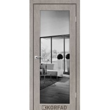 Двери межкомнатные KORFAD Sanvito SV-01 Дуб брашированный зеркало триплекс