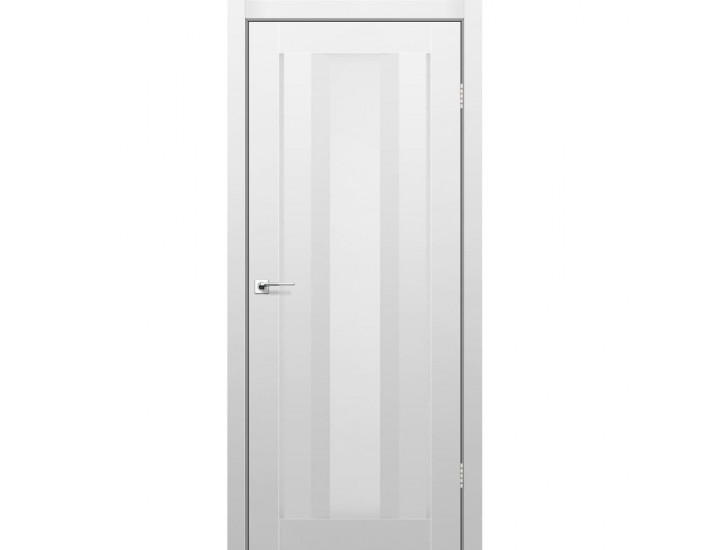 Фото Межкомнатная дверь Aliano AL-02 super PET серый (сатин белый) 1