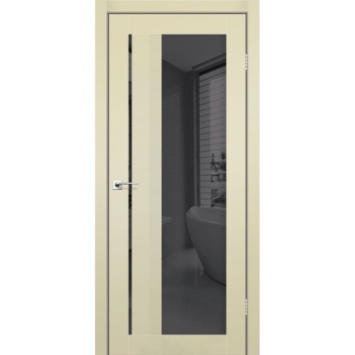 Міжкімнатні двері KORFAD (Корфад) Aliano AL-06 Super PET Магнолія дзеркало графіт