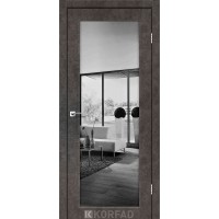 Двери межкомнатные KORFAD Sanvito SV-01 Сталь кортен зеркало триплекс