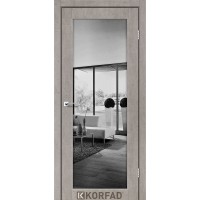 Двери межкомнатные KORFAD Sanvito SV-01 Сталь кортен зеркало триплекс