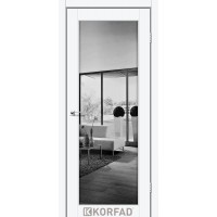 Двери межкомнатные KORFAD Sanvito SV-01 Сталь кортен зеркало триплекс
