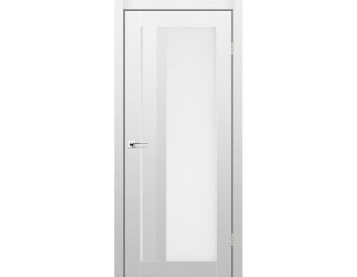 Фото Двері міжкімнатні Aliano AL-06 super PET сірий (сатин білий) 1