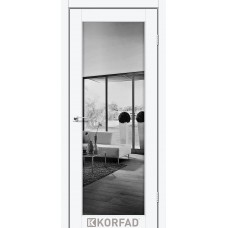 Двери межкомнатные KORFAD Sanvito SV-01 Бетон лайт зеркало триплекс