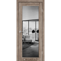 Міжкімнатні двері KORFAD Sanvito SV-01 Горіх дзеркало триплекс