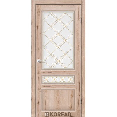 Міжкімнатні двері KORFAD (Корфад) Classico CL-05 Дуб тобакко