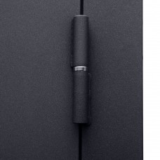 Двері вхідні МІНІСТЕРСТВО ДВЕРЕЙ ПУ - Вітраж Бергамо антрацит