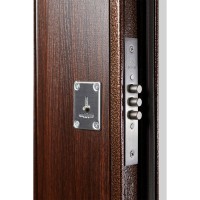 Двері вхідні МІНІСТЕРСТВО ДВЕРЕЙ ПБУ-01 Горіх морений