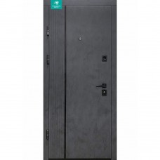Двері вхідні МІНІСТЕРСТВО ДВЕРЕЙ П-3К-503 Бетон антрацит/сніжний