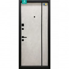 Двері вхідні МІНІСТЕРСТВО ДВЕРЕЙ П-3К-503 Бетон антрацит/сніжний