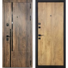 Двері вхідні МІНІСТЕРСТВО ДВЕРЕЙ П-3К-573 Спил коньячний/спил медовий 