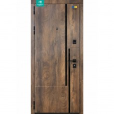 Двері вхідні МІНІСТЕРСТВО ДВЕРЕЙ П-3К-573 Спил коньячний/спил медовий 