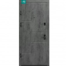 Двері вхідні МІНІСТЕРСТВО ДВЕРЕЙ П-3К-366 Оксид темний/світлий