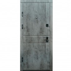 Двері вхідні МІНІСТЕРСТВО ДВЕРЕЙ ПК-360 Оксид темний/світлий