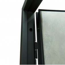 Двері вхідні МІНІСТЕРСТВО ДВЕРЕЙ ПК-360 Оксид темний/світлий