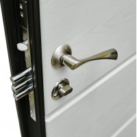 Двері вхідні МІНІСТЕРСТВО ДВЕРЕЙ ПК-352 Дуб грифель / пломбір