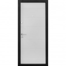 Двері вхідні МІНІСТЕРСТВО ДВЕРЕЙ ПБ-202 Дуб грифель / пломбір