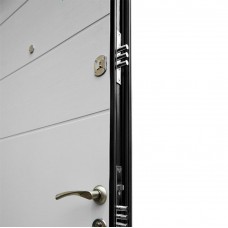 Двері вхідні МІНІСТЕРСТВО ДВЕРЕЙ ПБ-202 Дуб грифель / пломбір