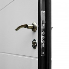 Двері вхідні МІНІСТЕРСТВО ДВЕРЕЙ ПБ-202 Дуб грифель / пломбір