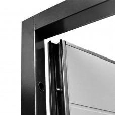 Двері вхідні МІНІСТЕРСТВО ДВЕРЕЙ ПБ-202 Дуб грифель / пломбір