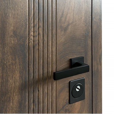 Входные двери квартирного типа МИНИСТЕРСТВО ДВЕРЕЙ модель ПБ-262 Спил коньячный/Спил медовый