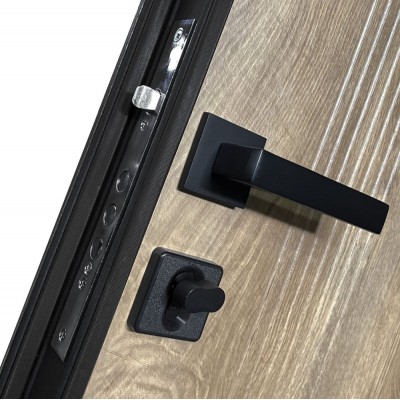 Входные двери квартирного типа МИНИСТЕРСТВО ДВЕРЕЙ модель ПБ-262 Спил коньячный/Спил медовый