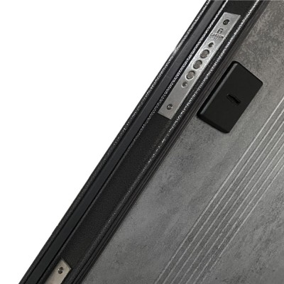 Вхідні двері квартирного типу МІНІСТЕРСТВО ДВЕРЕЙ модель ПБУ-262 Оксид темний