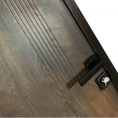 Вхідні двері квартирного типу МІНІСТЕРСТВО ДВЕРЕЙ модель ПБУ-262 Спил коньячний