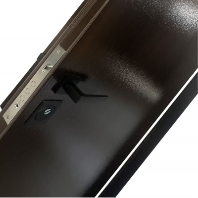 Вхідні двері квартирного типу МІНІСТЕРСТВО ДВЕРЕЙ модель ПБУ-262 Спил коньячний