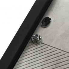 Двері вхідні МІНІСТЕРСТВО ДВЕРЕЙ ПК-560 Оксид чорний/світлий