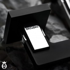 Дверна ручка 068-15E Black/CP (ALBA) чорний матовий/хром