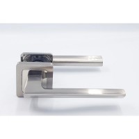 Дверная ручка Decco AL SN/SP никель/хром