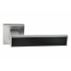 Дверна ручка 078-15E MSN/Black (OMBRA) матовий нікель/чорний матовий