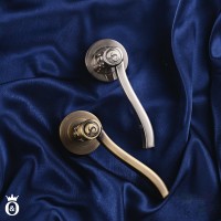 Дверна ручка 047-16E MAB (GILDA) матова антична бронза