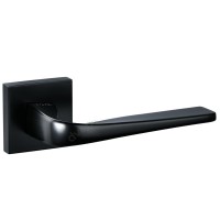 Дверна ручка 072-15E Black (FORMA) чорний матовий