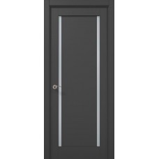 Двері міжкімнатні ПАПА КАРЛО Millenium ML-62 Темно сірий супермат