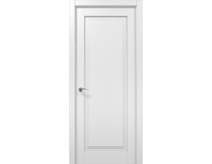 Фото Двері міжкімнатні Папа Карло MILLENIUM ML-08 Білий матовий 1