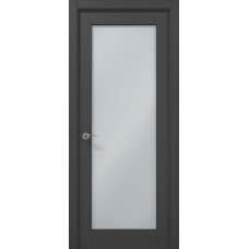 Двері міжкімнатні ПАПА КАРЛО Millenium ML-00 Темно сірий супермат