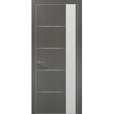 Двері міжкімнатні ПАПА КАРЛО Plato PL-11 бетон сірий