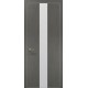 Двері міжкімнатні Папа Карло PLATO-06 бетон сірий алюмінієвий торець
