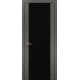 Двери межкомнатные Папа Карло PLATO-14 бетон серый алюминиевый торец