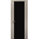 Двери межкомнатные Папа Карло PLATO-14 дуб кремовый брашированный алюминиевый торец