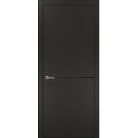 Двері міжкімнатні ПАПА КАРЛО Plato PL-21 темно-сірий супермат