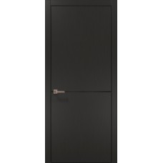 Двері міжкімнатні ПАПА КАРЛО Plato PL-21 темно-сірий супермат