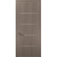 Двері міжкімнатні ПАПА КАРЛО Plato PL-02 дуб сірий