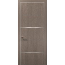 Двері міжкімнатні ПАПА КАРЛО Plato PL-02 дуб сірий