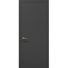 Двері міжкімнатні ПАПА КАРЛО Plato PL-01 темно-сірий супермат